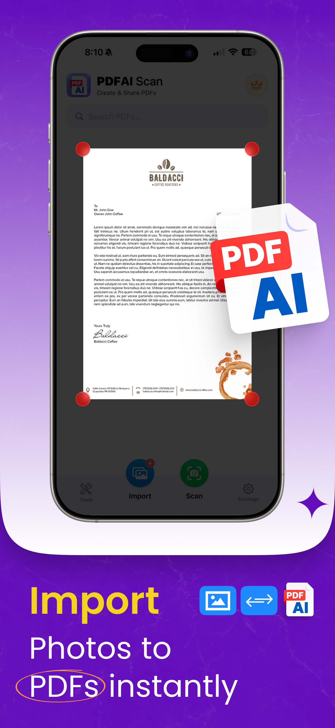 PDF Text to Speech Interface